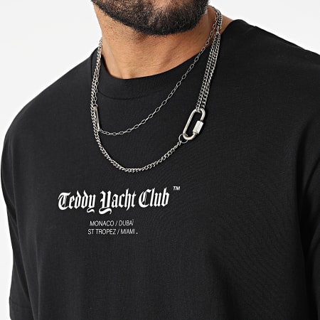 Teddy Yacht Club - Tee Shirt Oversize Large Art Series Nounours Noir