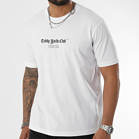 Teddy Yacht Club - Tee Shirt Oversize Large Art Series Blanc
