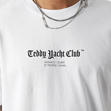Teddy Yacht Club - Tee Shirt Oversize Large Art Series Blanc