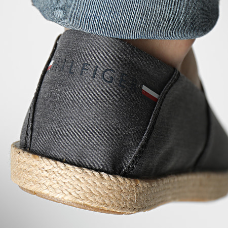 Tommy Hilfiger - Espadrilles Recycled Chambray 3966 Black