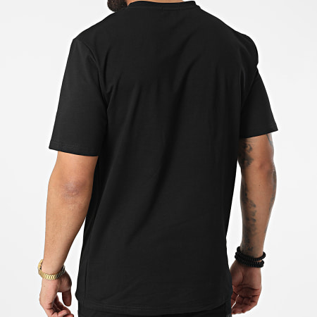 Zayne Paris  - Conjunto Camiseta Shorts Jogging TX-769 Negro