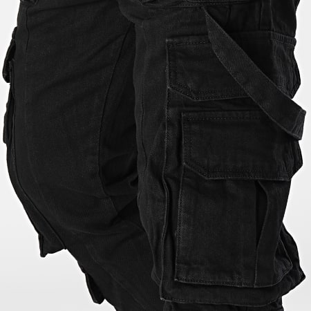 Classic Series - Pantalon Cargo Jean B6889 Noir