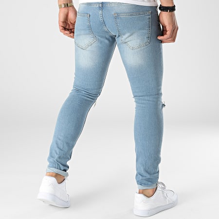 Classic Series - B6907 Jeans skinny in denim blu