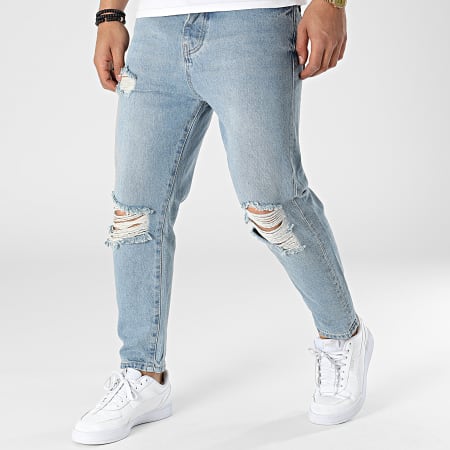 2Y Premium - B6932 Jeans in denim blu