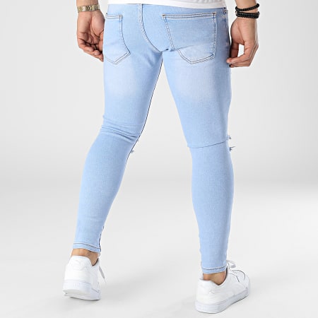 Classic Series - B6963 Jeans skinny in denim blu