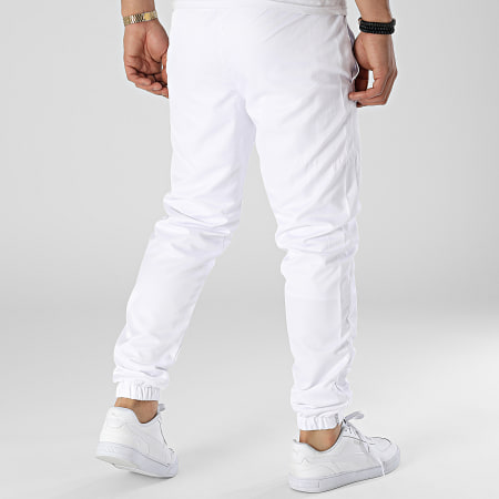 Piraterie Music - Pantalon Jogging Diamant Logo Blanc Noir