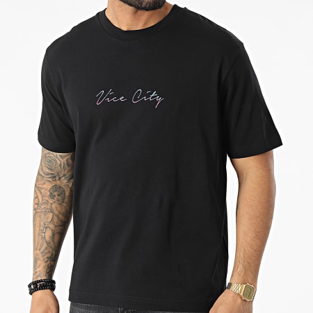Luxury Lovers - Tee Shirt Oversize Large Vice City Paname Noir