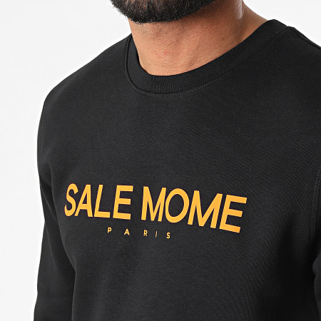 Sale Môme Paris - Sweat Crewneck Nounours Noir Orange