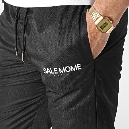 Sale Môme Paris - Pantalon Jogging Diamant Logo Noir Blanc