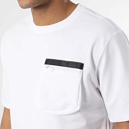 Zayne Paris  - Camiseta Corta Conjunto Jogging TX-761 Blanco