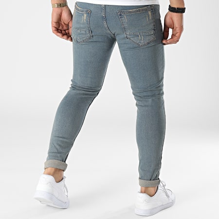 Black Industry - 172 Jeans skinny in denim blu