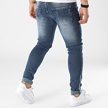 Black Industry - 169 Jeans skinny in denim blu