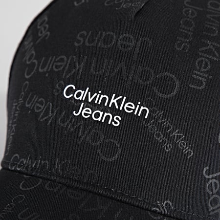 Calvin Klein - Casquette Femme All Over Print 8971 Noir