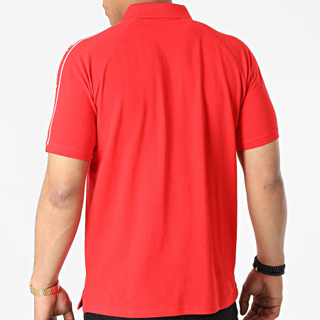 Champion - Polo Manches Courtes A Bandes 217499 Rouge