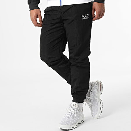EA7 Emporio Armani - 3LPV01-PN1TZ Set giacca e pantaloni da jogging con zip bianco nero