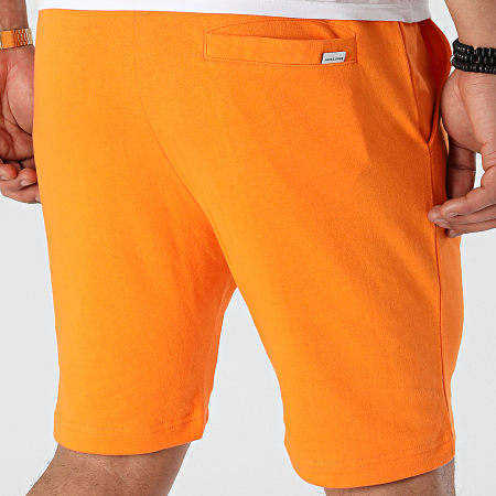 Jack And Jones - Pantaloncini da jogging arancioni Slim Font