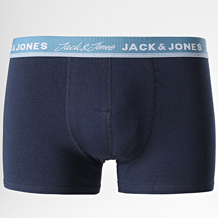Jack And Jones - Lot De 5 Boxers 12210695 Bleu Marine Vert Kaki Gris Chiné
