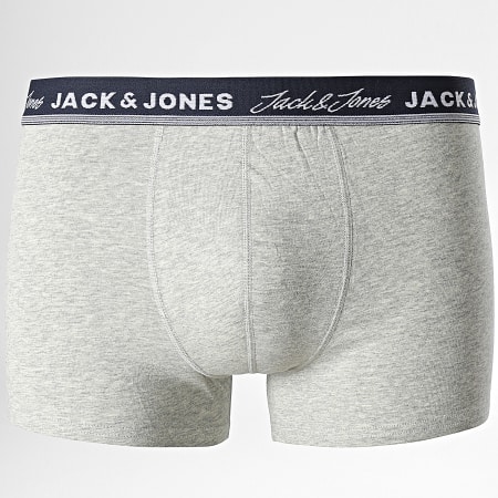 Jack And Jones - Lot De 5 Boxers 12210695 Bleu Marine Vert Kaki Gris Chiné