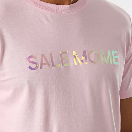 Sale Môme Paris - Tee Shirt Holo Laser Lapin Rose