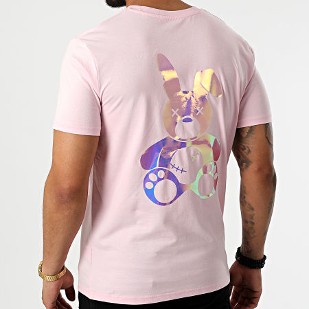 Sale Môme Paris - Maglietta Laser Holo Pink Rabbit
