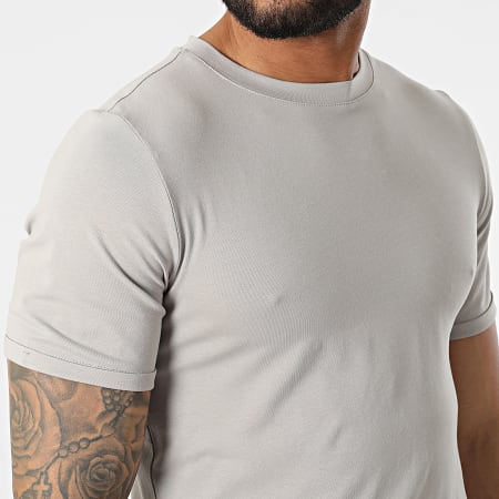 Uniplay - Camiseta extragrande gris BAS-1
