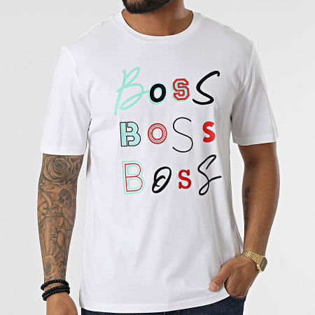 BOSS - Tee Shirt 50473066 Blanc