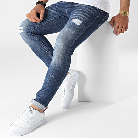 Uniplay - 705 Jeans skinny in denim blu