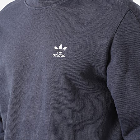 Adidas Originals - Felpa girocollo a righe HC1997 blu navy