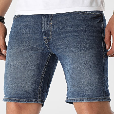 Blend - Pantaloncini jeans slim 20713661 Blu Denim