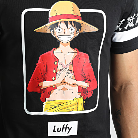 One Piece - Maglietta Mugiwara No Luffy Nero