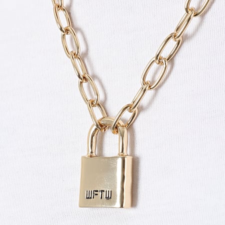Icon Brand - Colgante Lockdown WW054 Oro
