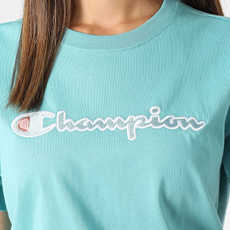 Champion - Camiseta Mujer 115351 Turquesa