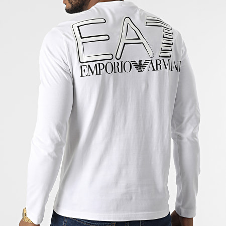 EA7 Emporio Armani - Camiseta de manga larga 3LPT21-PJFFZ Blanco