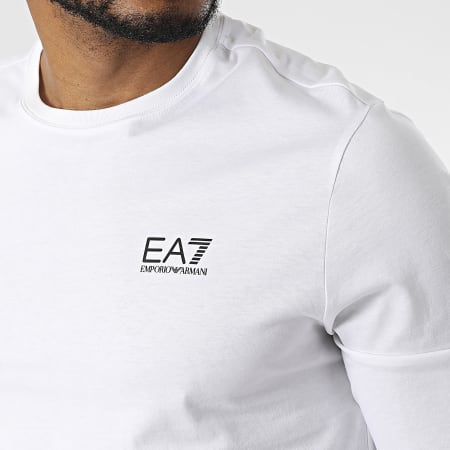 EA7 Emporio Armani - Tee Shirt Manches Longues 3LPT21-PJFFZ Blanc