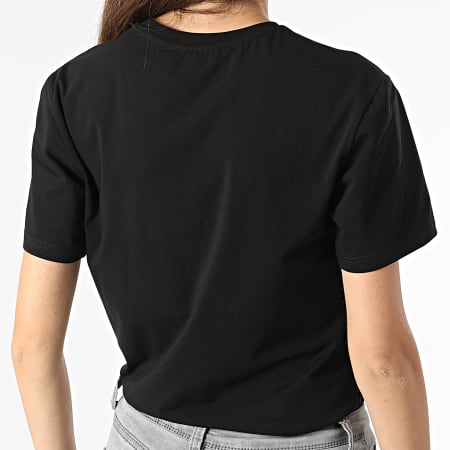 Emporio Armani - Camiseta Mujer Strass 211856-2R473 Negro