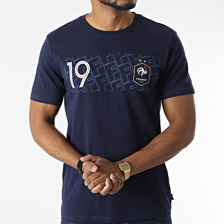 FFF - Camiseta Benzema N19 HCF491 Azul Marino