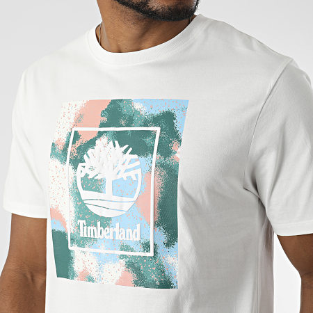 Timberland - Camiseta con el logotipo de Seasonal Stack A29VZ Blanco