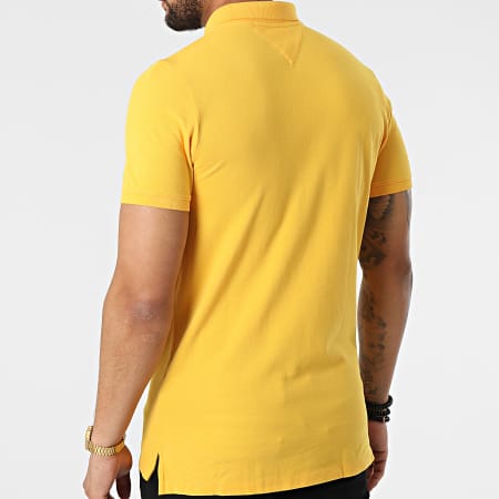 Tommy Jeans - Polo Manches Courtes Solid Stretch 2219 Jaune