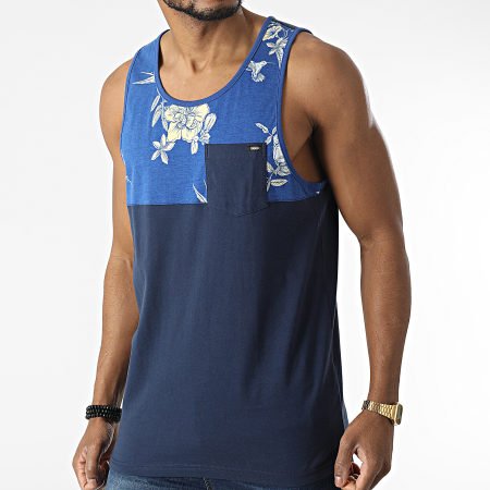 Vans - Camiseta sin mangas con bolsillo floral 006HQ Azul marino