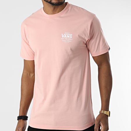 Vans - Camiseta rosa claro A3HZF