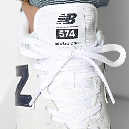 New Balance - Zapatillas Lifestyle 574 M574TF2 Gris Blanco