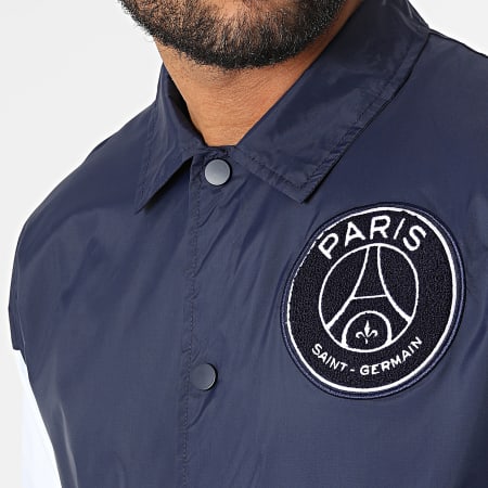 PSG - Veste Coach Paris Bleu Marine