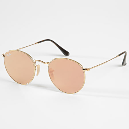 Lunette De Soleil Round Metal RB3447 Dore Rose