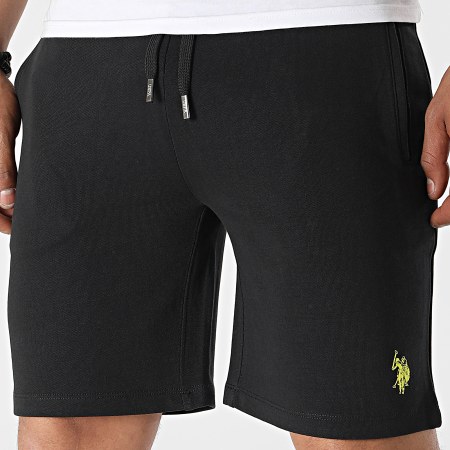 US Polo ASSN - Pantaloncini da jogging Edri neri