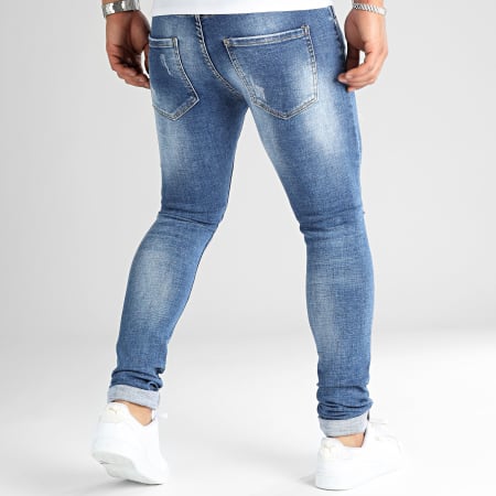 LBO - Jeans Skinny Fit Con Rotos 0047 Azul Denim Medium