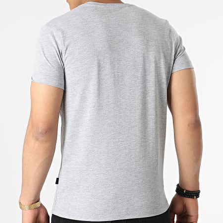 Armita - T-shirt con scollo a V TV-350 Grigio scuro