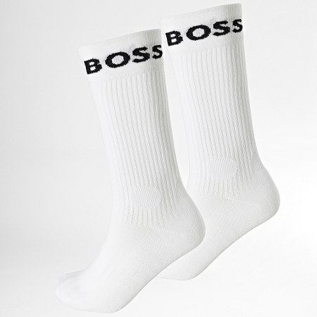 BOSS - Lot De 2 Paires De Chaussettes 50469747 Blanc