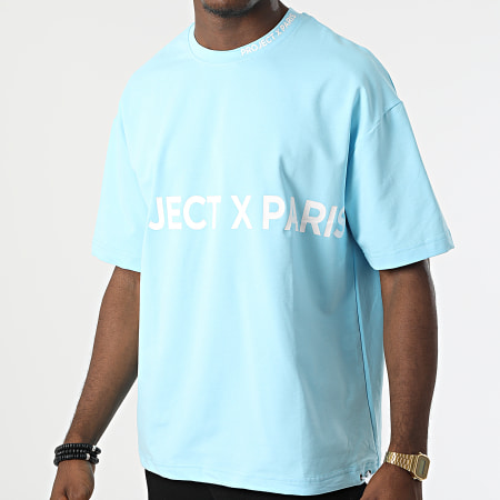 Project X Paris - Tee Shirt Oversize Ample 2210191 Bleu Clair