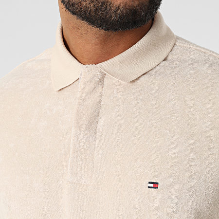 Tommy Hilfiger - Polo A Manches Courtes Micro Towelling 5686 Beige