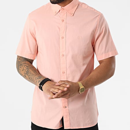 Tommy Hilfiger - Camicia a maniche corte in morbido popeline naturale 6104 rosa